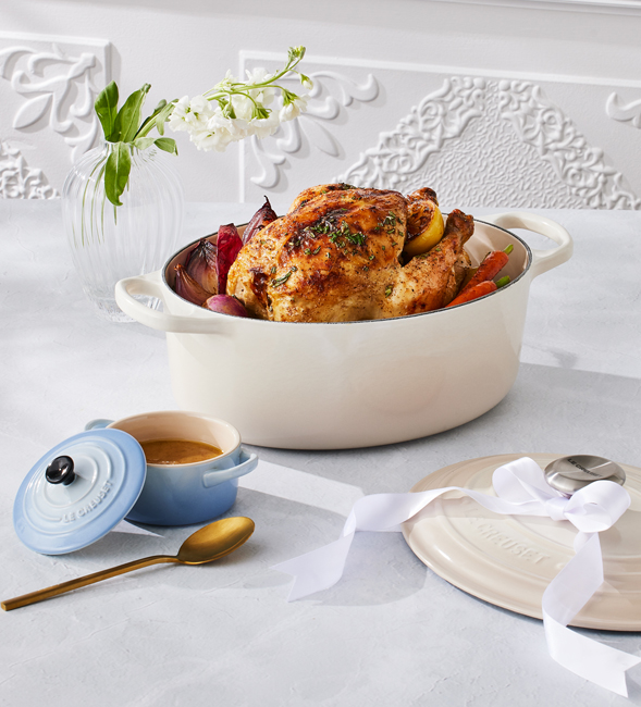 Lemon & Herb One-Pot Roast Chicken with Seasonal Vegetables